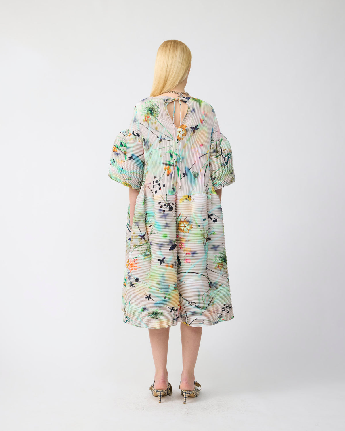 Thekla Handpleated Dress in Frances