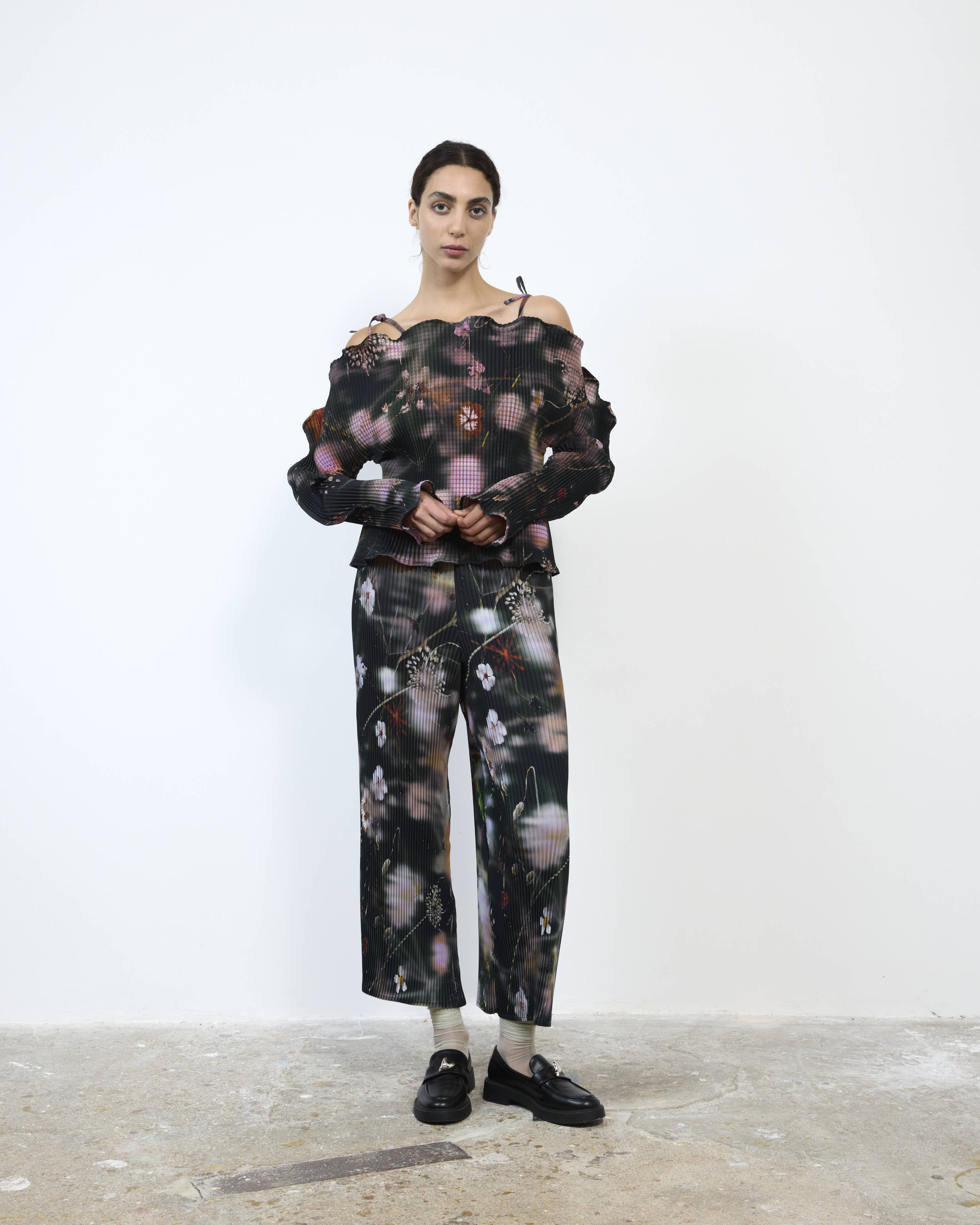 JIL PLEATED TOP IN FRANCES