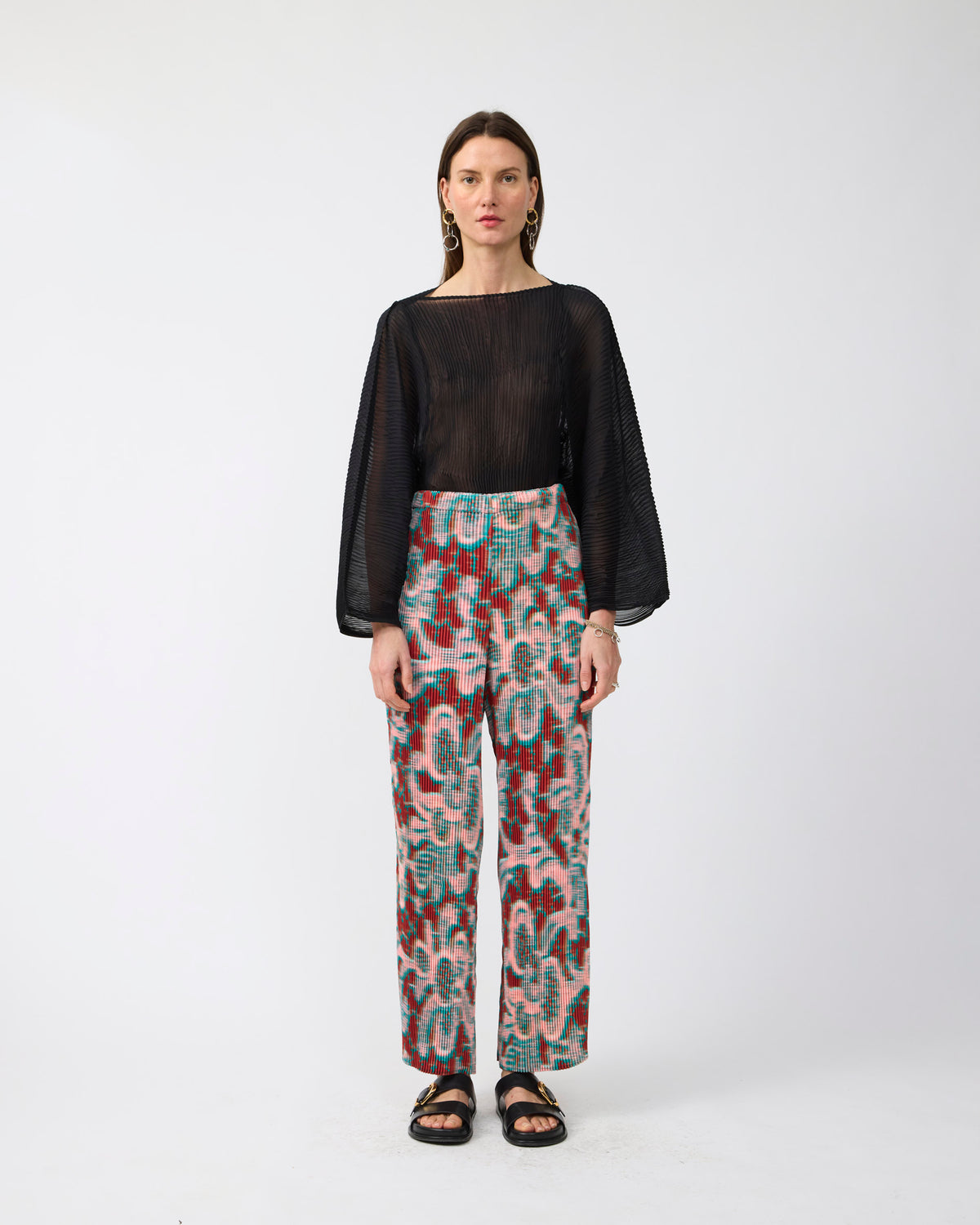 Jack Pleated Trousers in Gallia