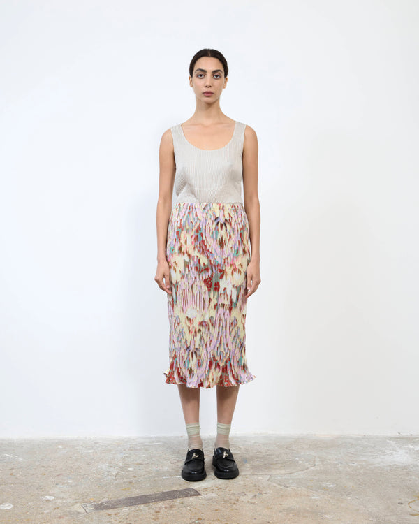 MILLA PLEATED SKIRT IN JIM