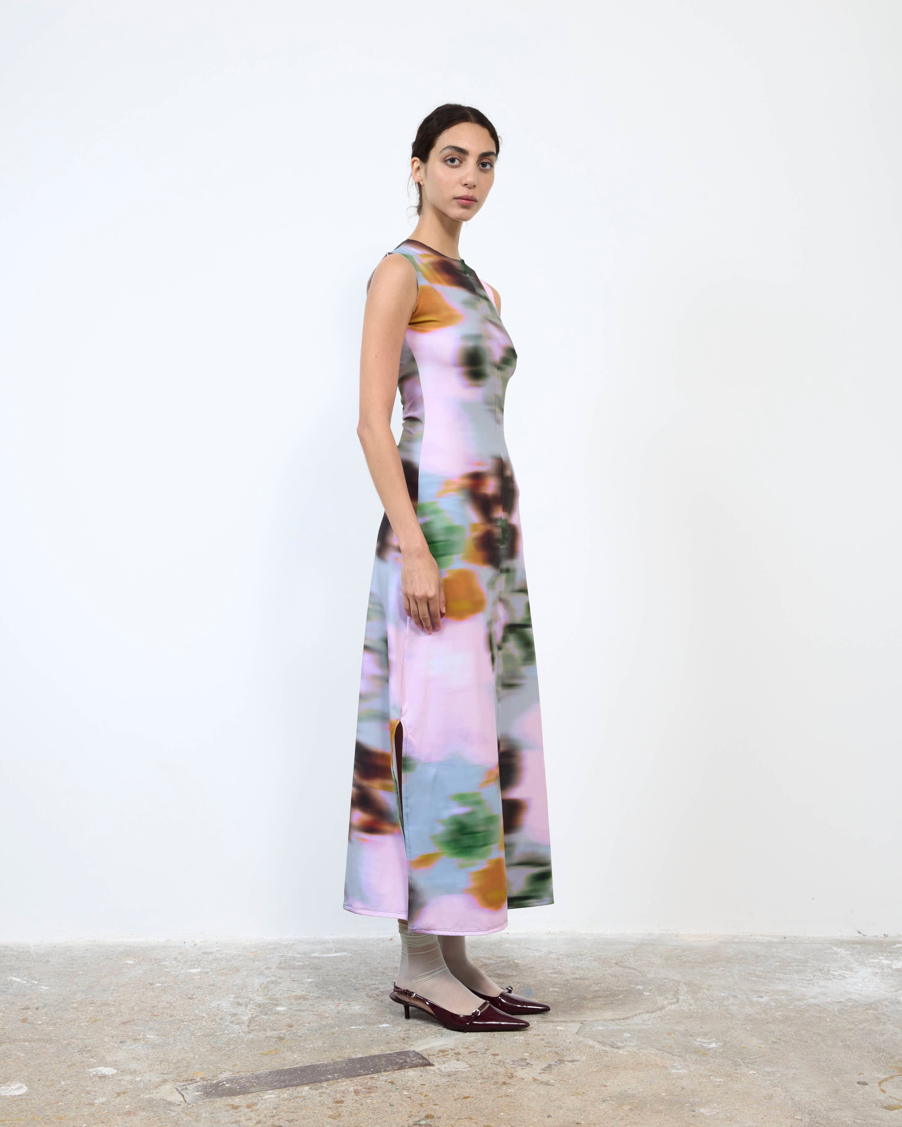 NERO JERSEY DRESS IN MARIS