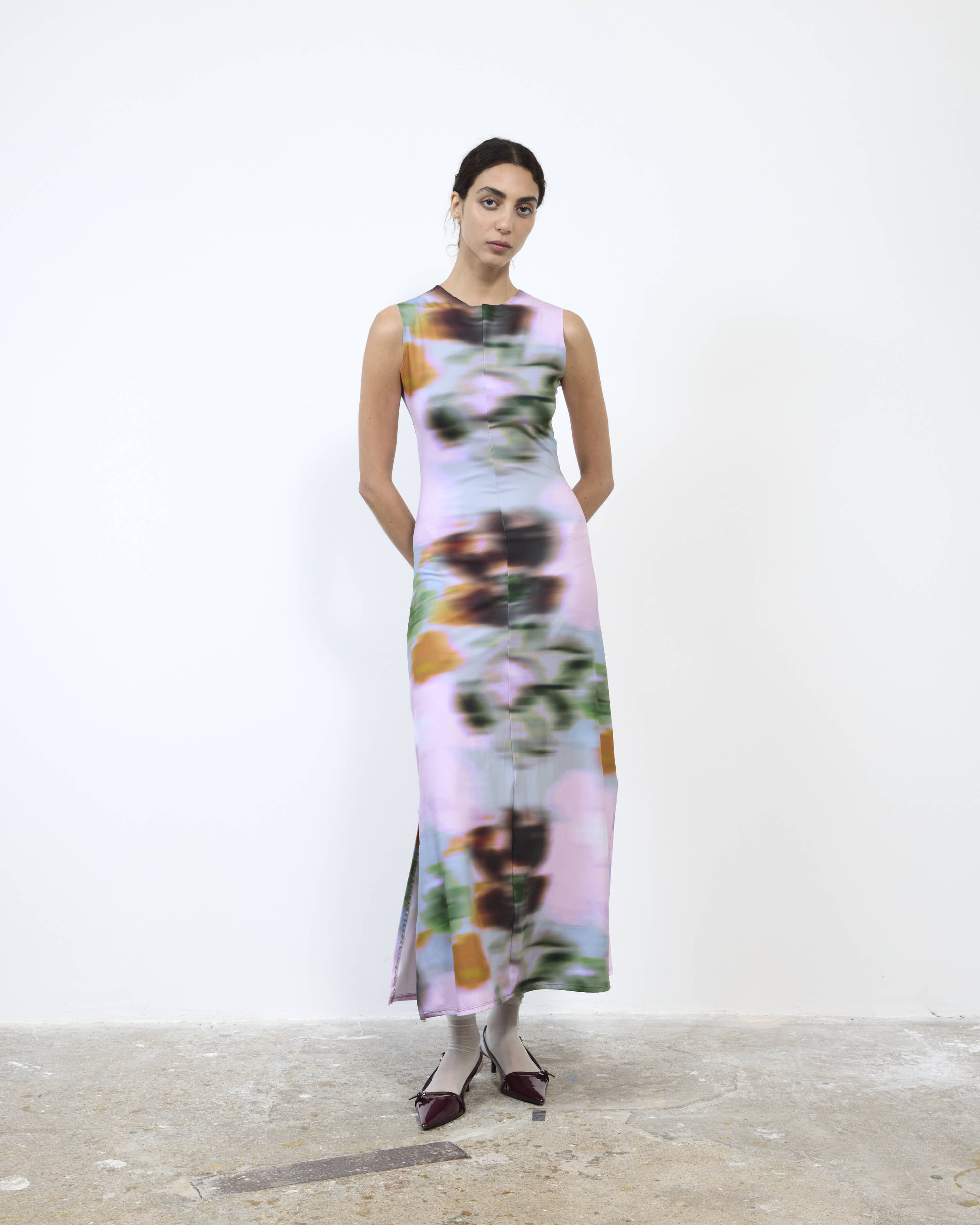 NERO JERSEY DRESS IN MARIS