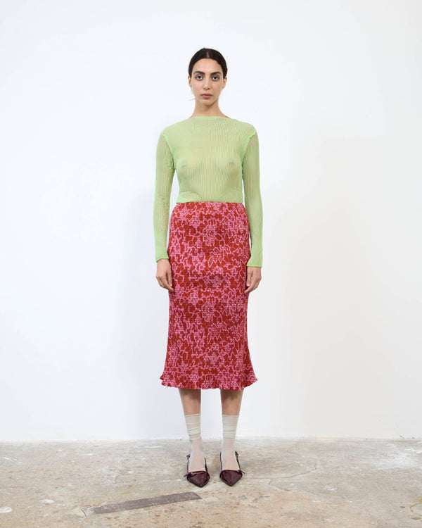 FINN SMOCKED SKIRT IN SANSA