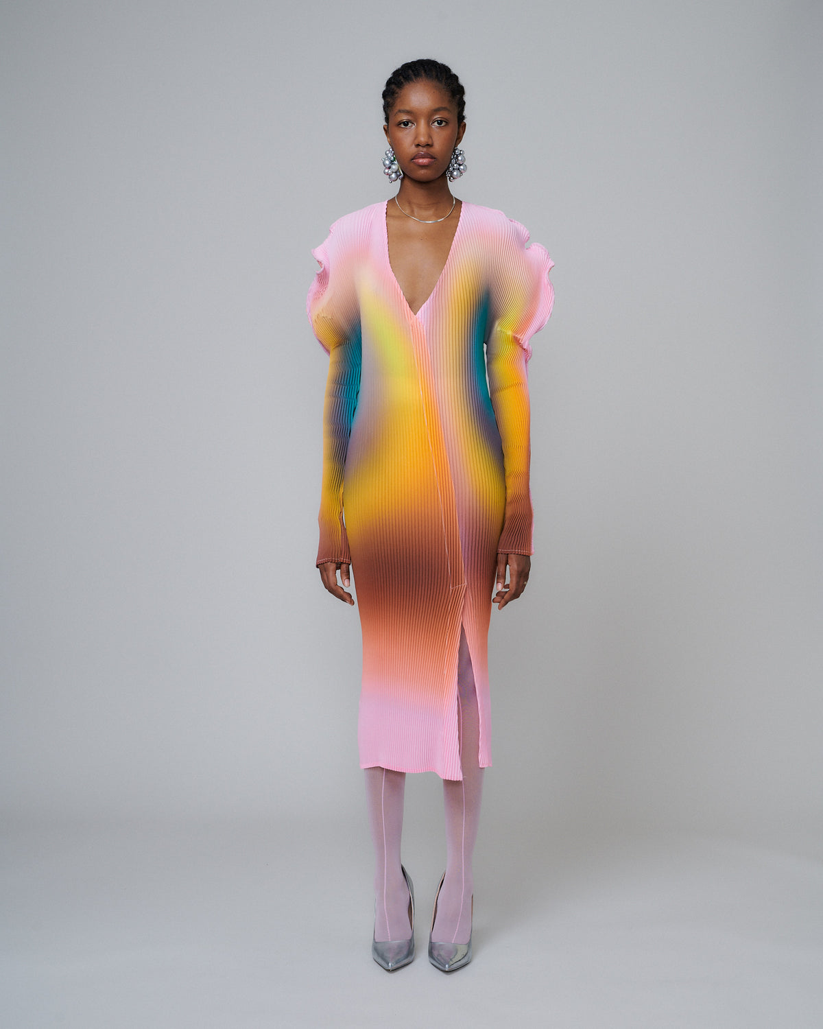 Sander Dress in Pink Rain