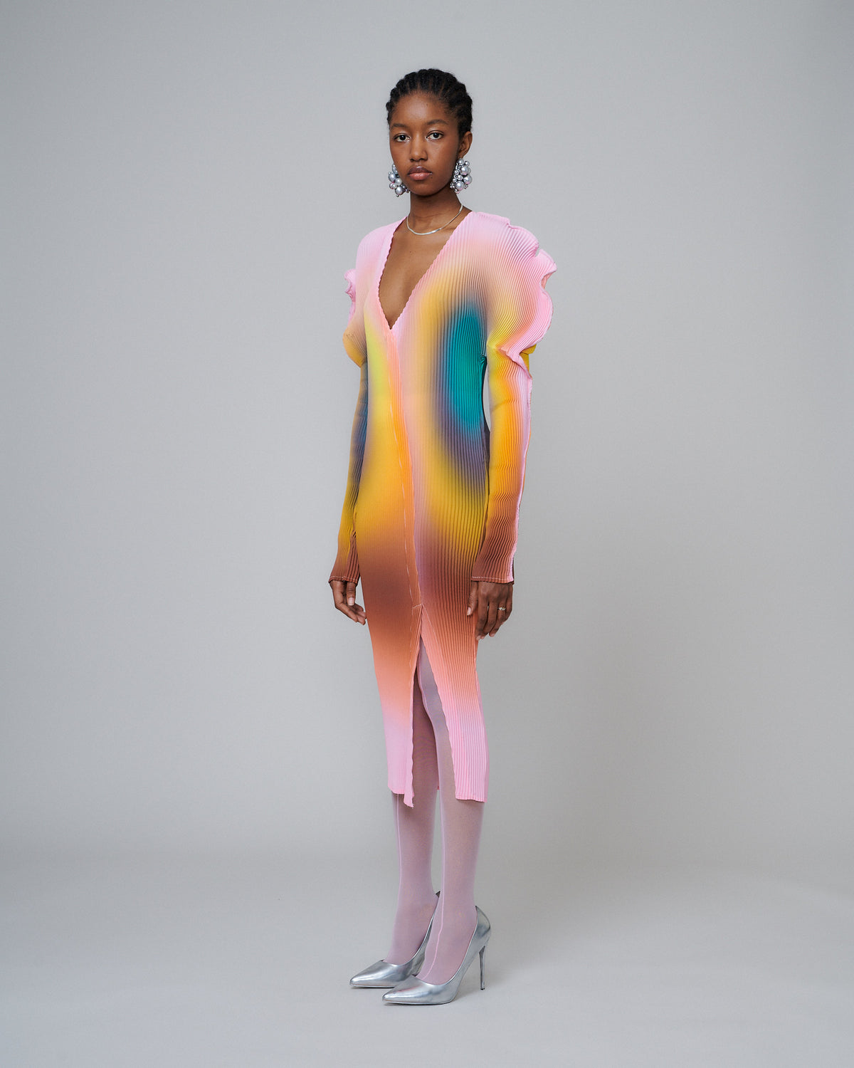 Sander Dress in Pink Rain