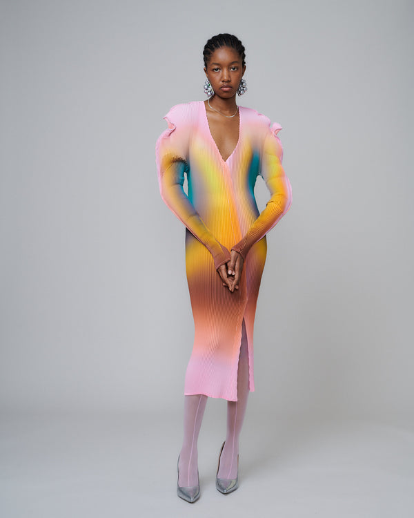 Sander Dress in Pink Rain