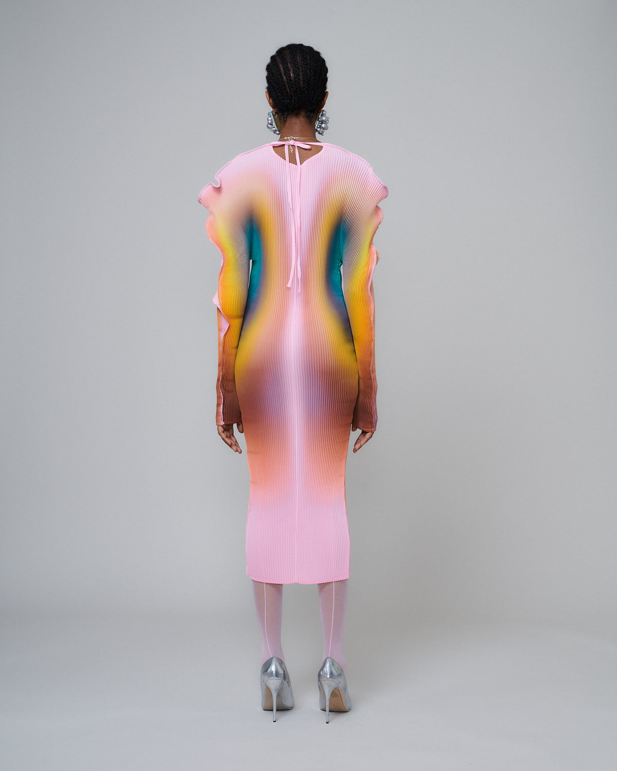 Sander Dress in Pink Rain