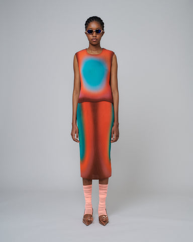 Thelma Top in Red Rain