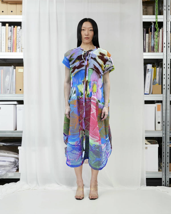 Handpleated Pipilotti Dress in Josephin