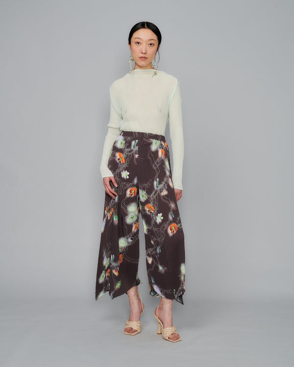 Handpleated Luka Trousers in Fluri