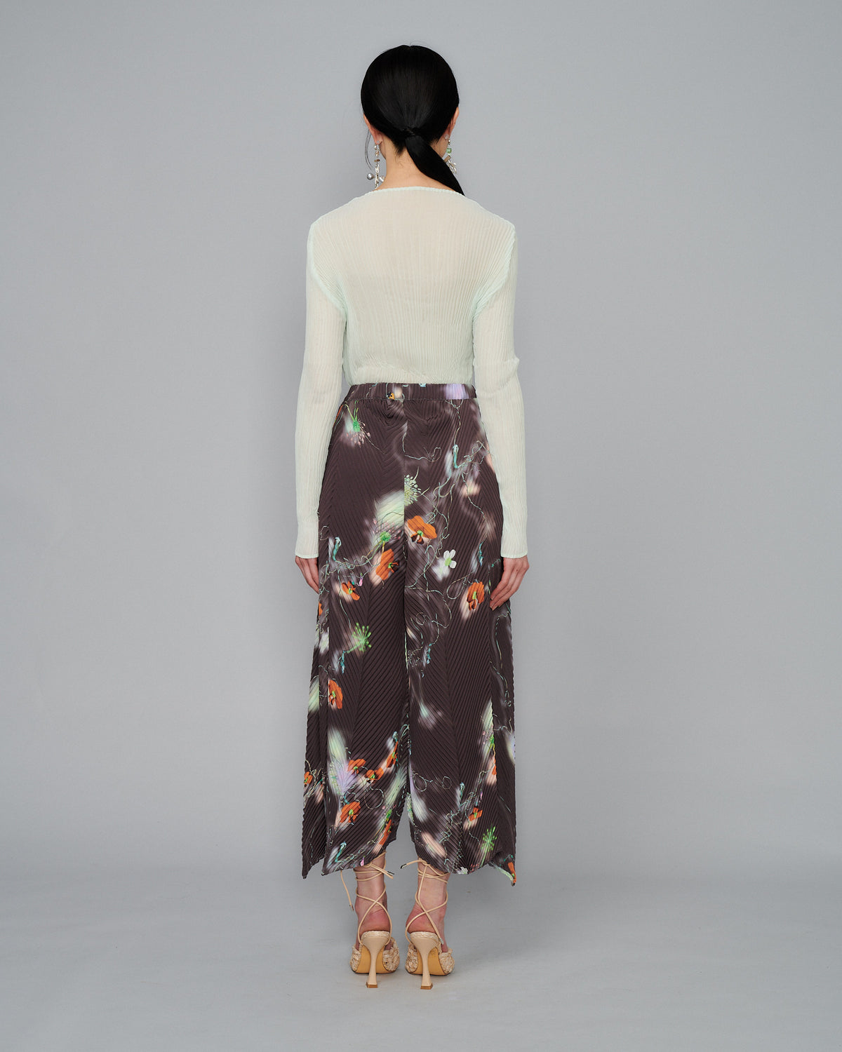 Handpleated Luka Trousers in Fluri