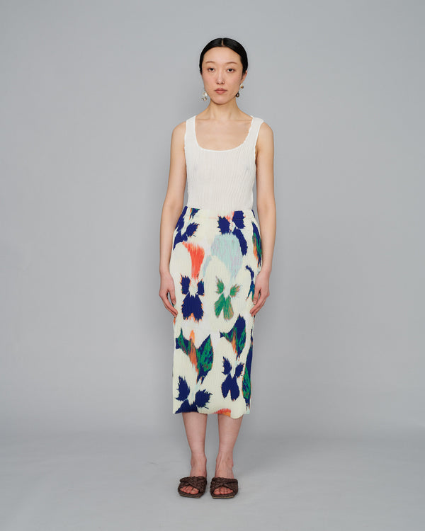 Ekke Skirt in Pansy White