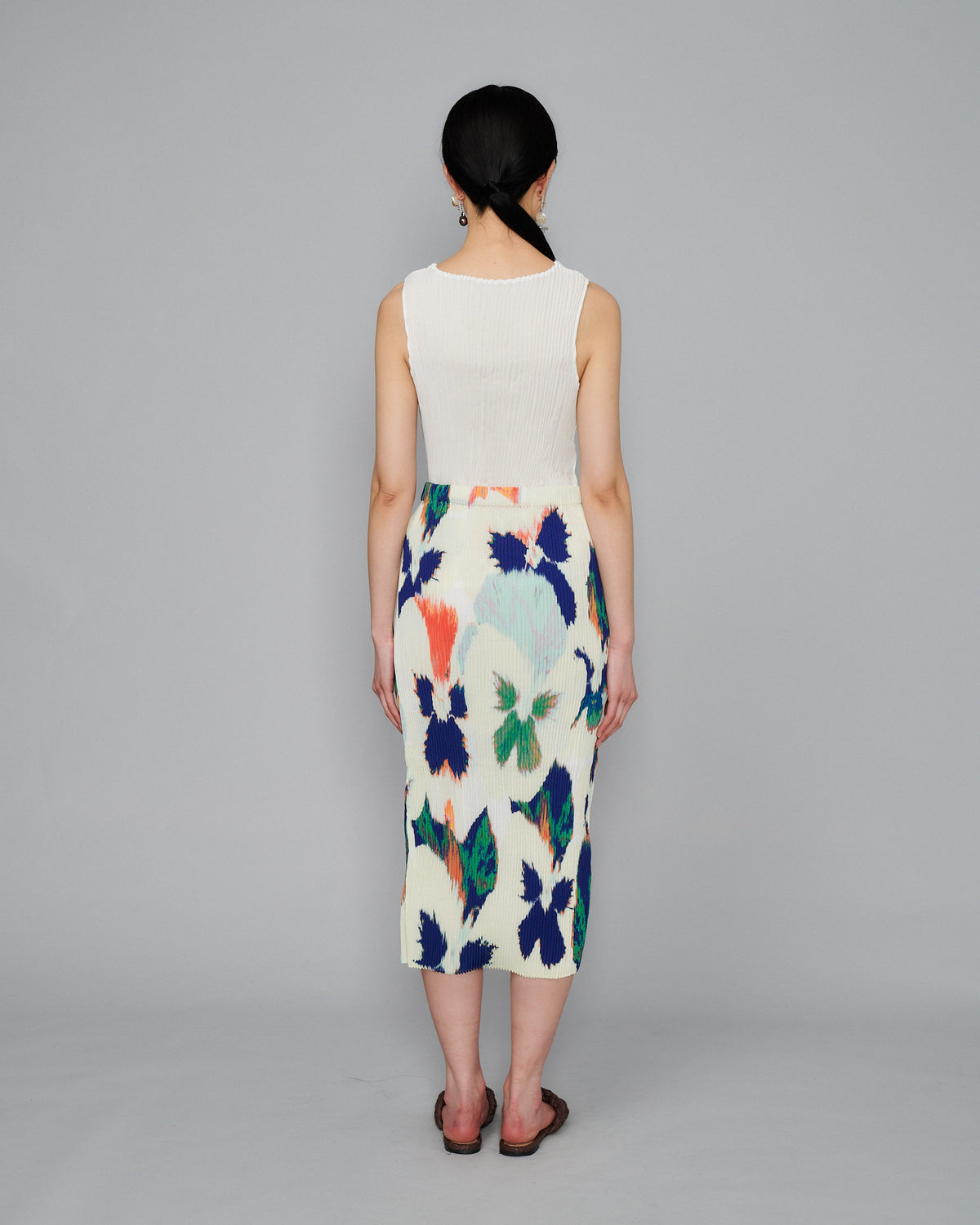 Ekke Skirt in Pansy White