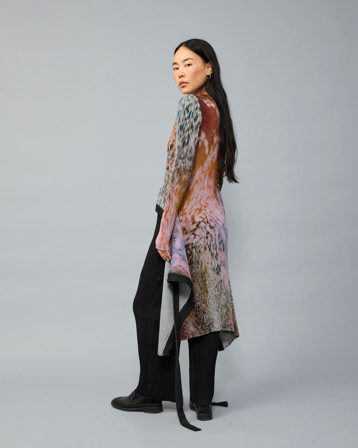 Noa Pleated Knit Dress in Zabel Julia Heuer Noa Pleated Knit Dress in Zabel Julia Heuer