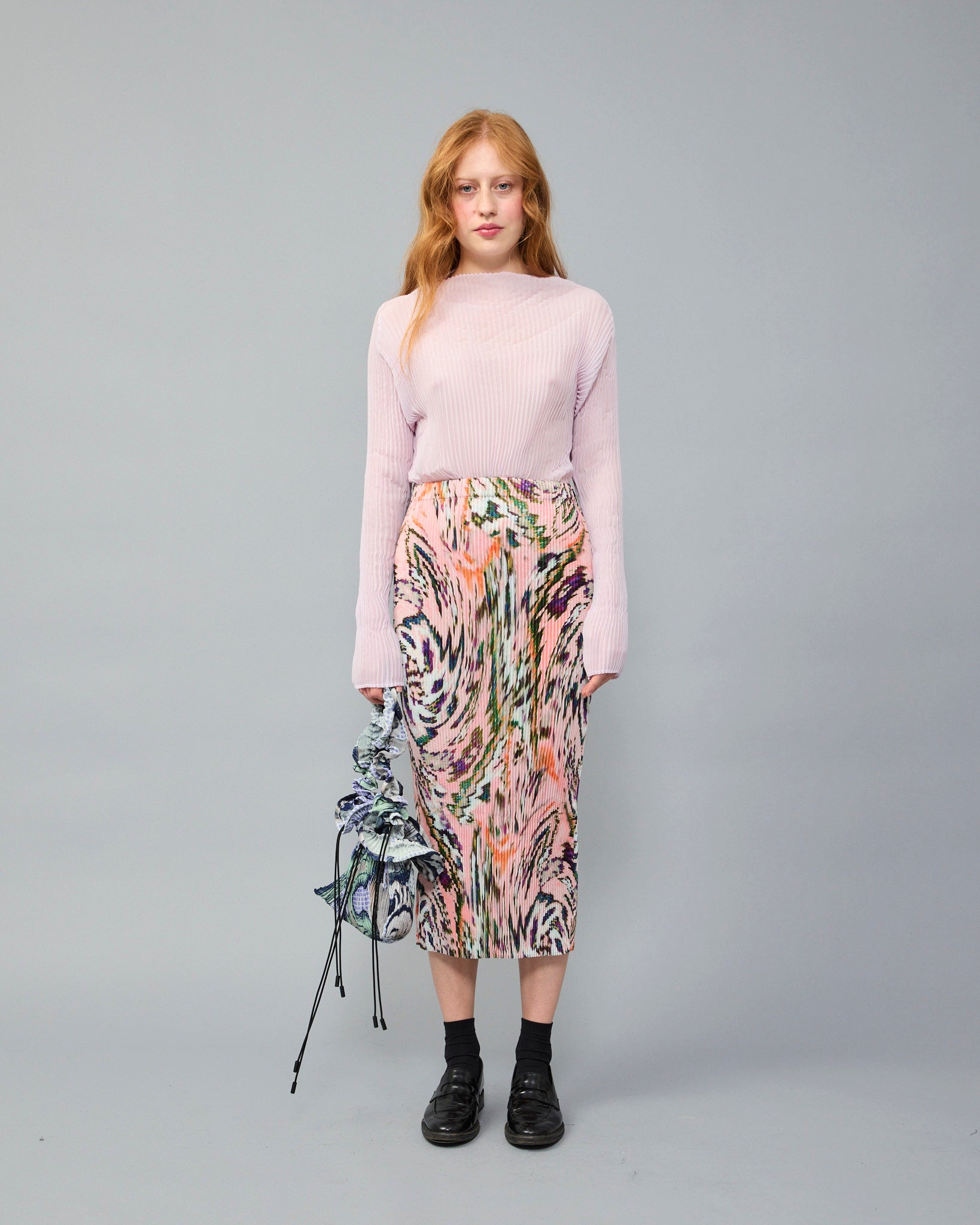 Ekke Pleated Skirt in Kalle