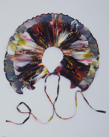 Winnie Pleated Collar in Nola