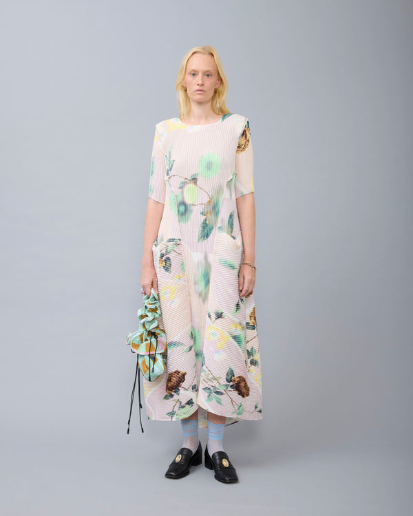 Uma Handpleated Dress in Edward