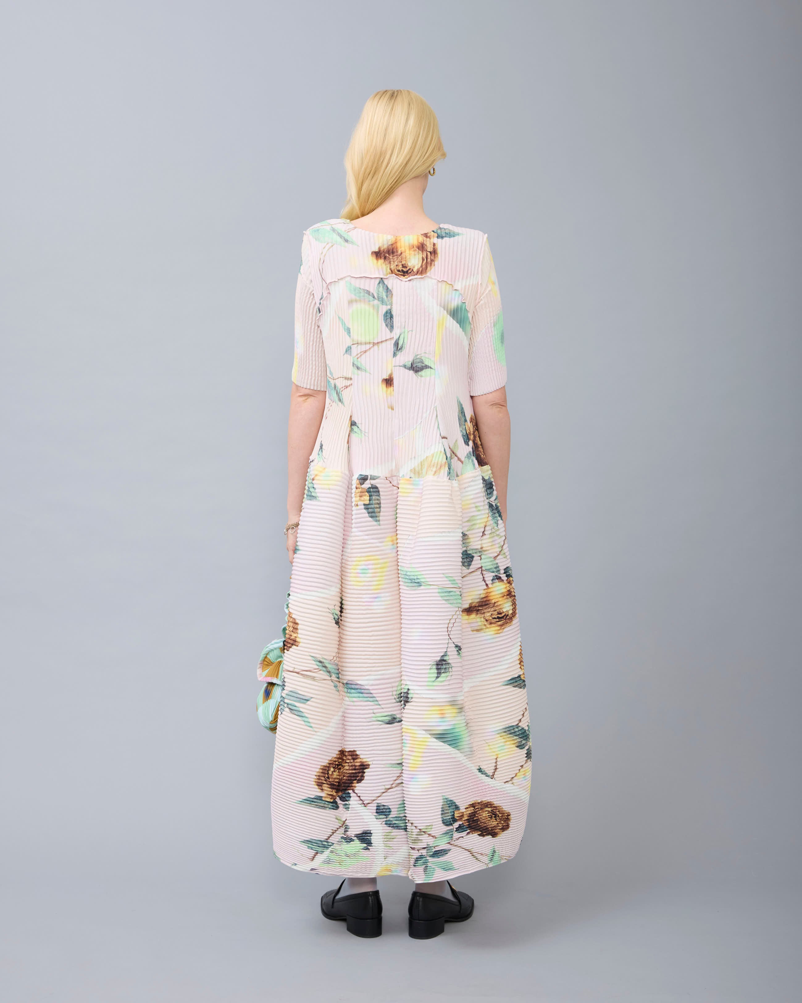 Uma Handpleated Dress in Edward