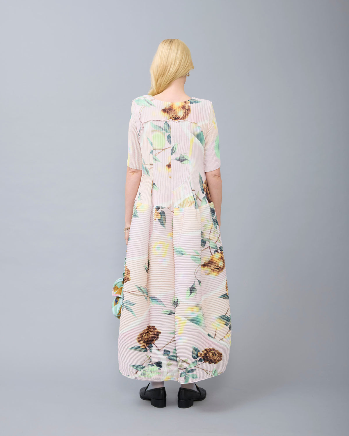 Uma Handpleated Dress in Edward