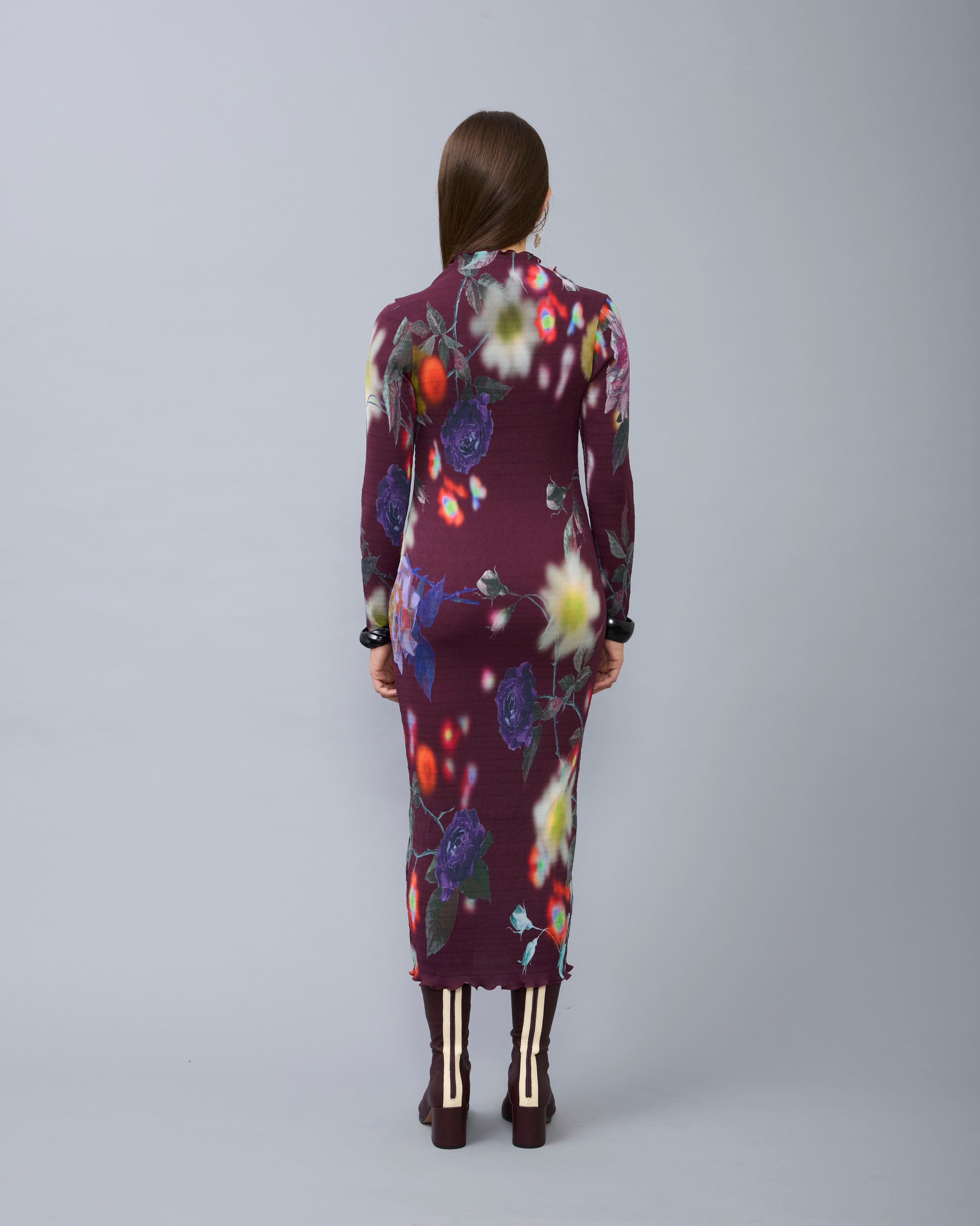 Rupert Smock Pleated Dress in Edward