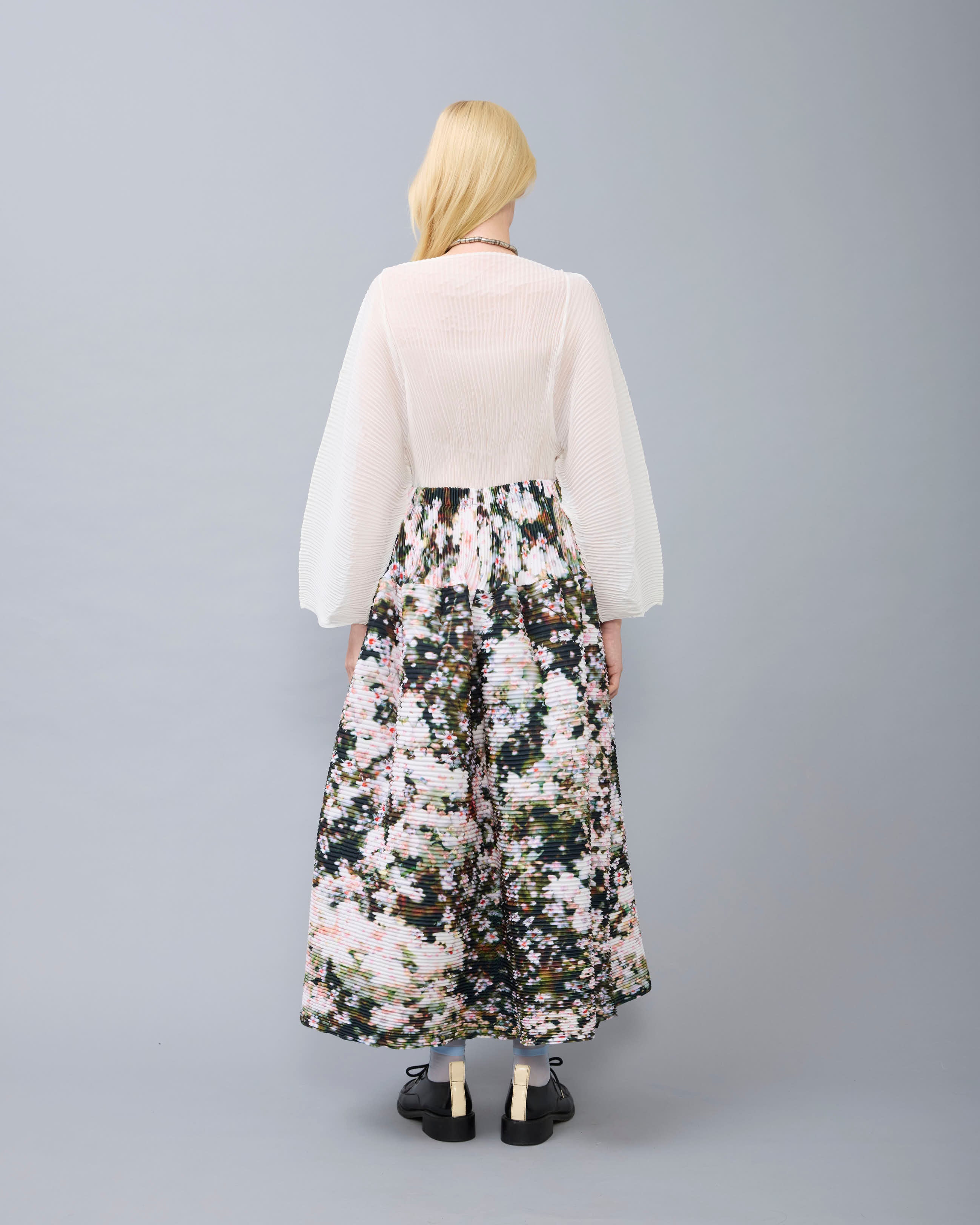 Kenza Handpleated Skirt in Holle
