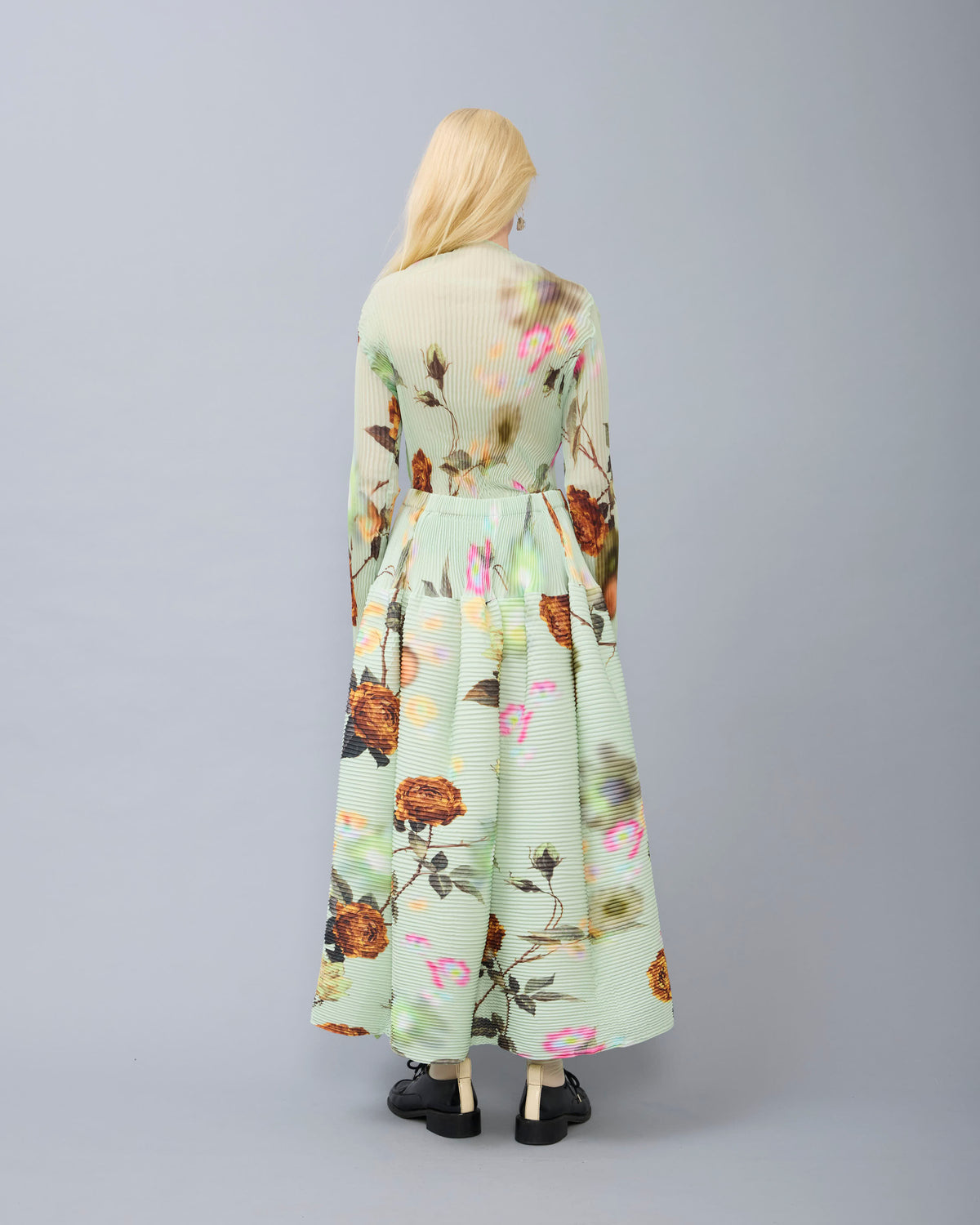 Lee Pleated Top in Edward