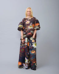 Robin Handpleated Top in Nola