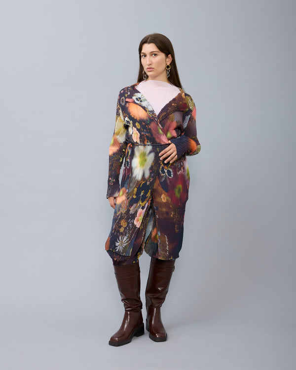 Artur Pleated Jacket in Nola