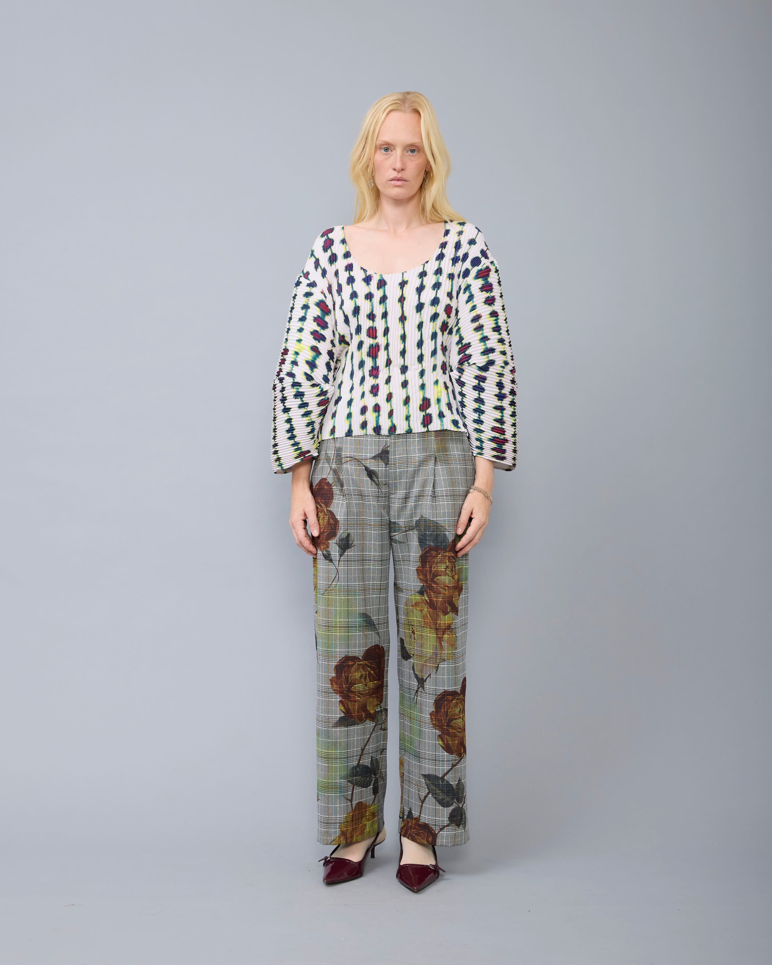 Pollux Handpleated Top in Dax