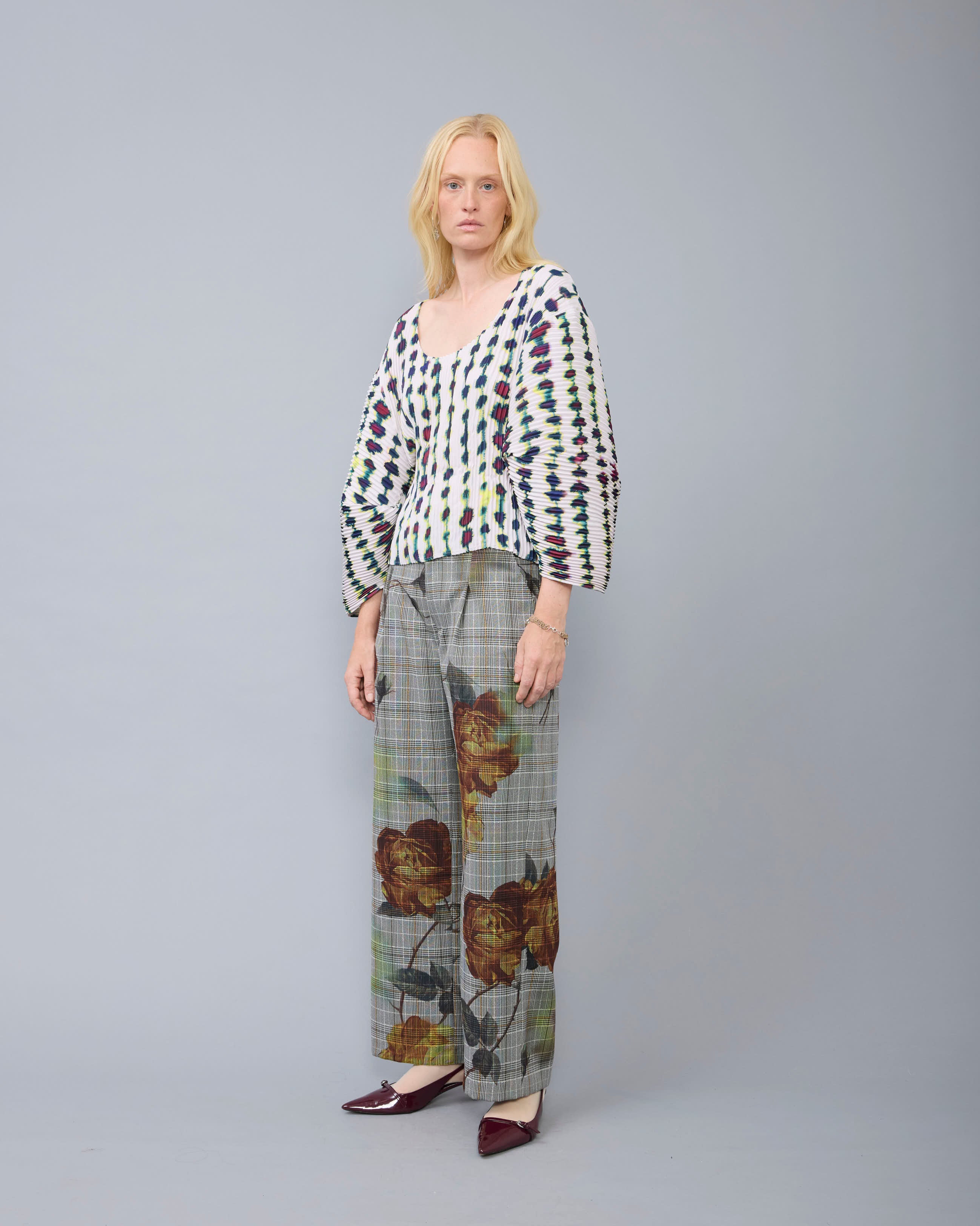Pollux Handpleated Top in Dax