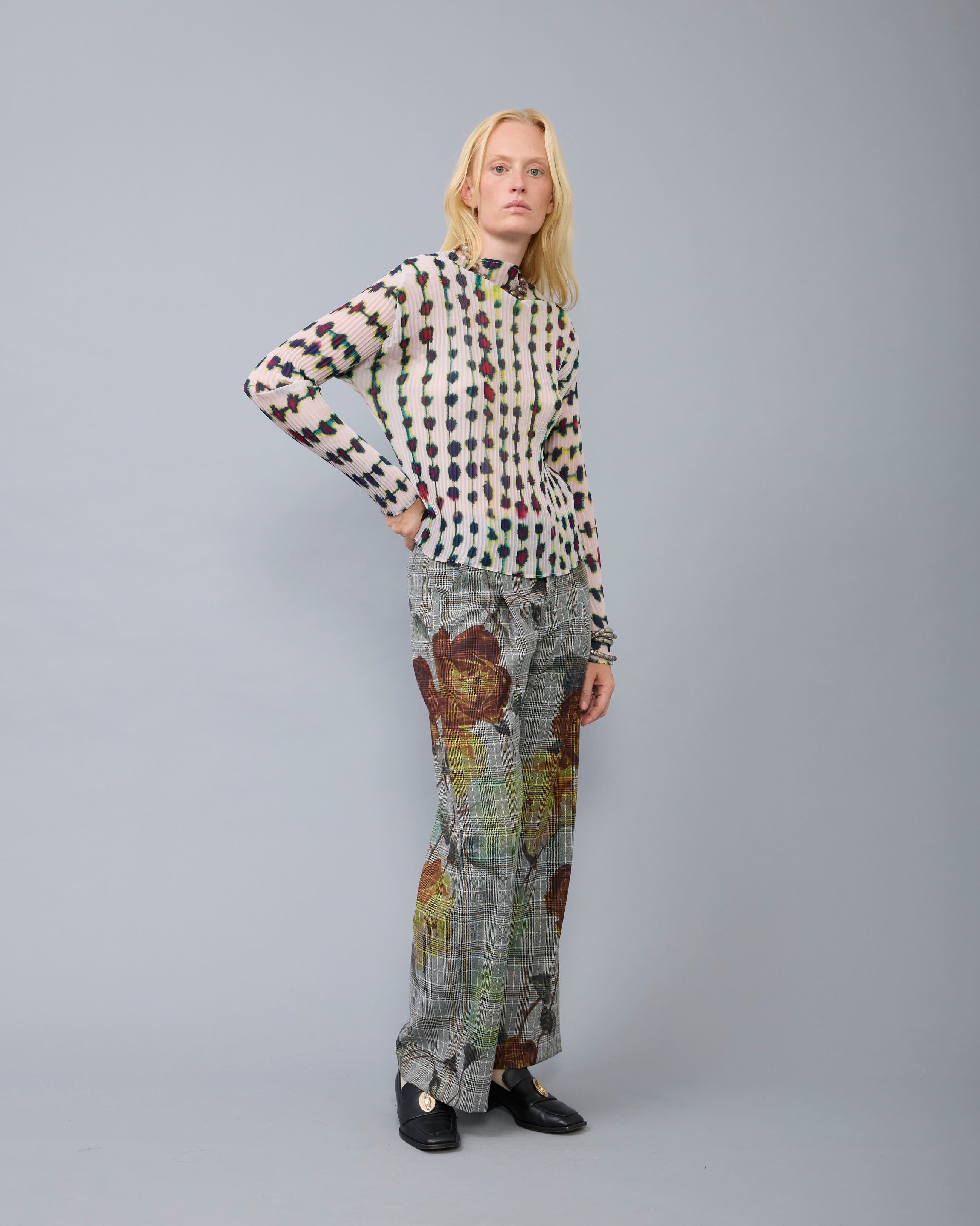 Lee Pleated Top in Dax