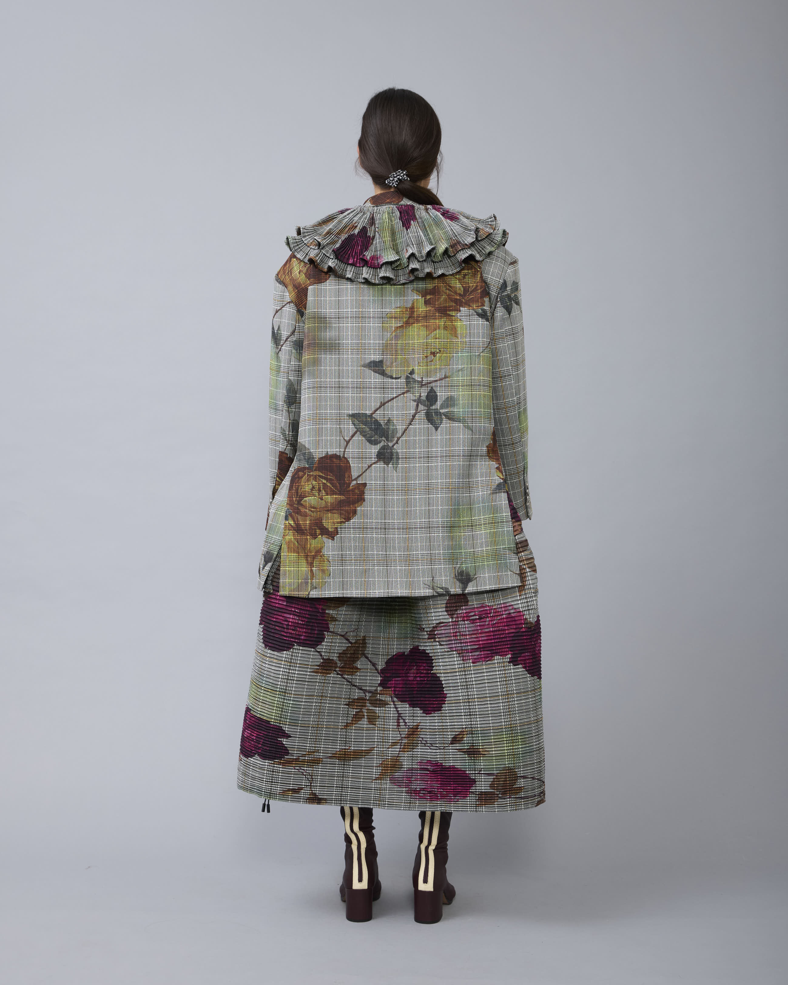 Winnie Pleated Collar in Rosalind