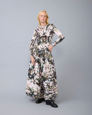 Amy Smock Pleated Top in Holle