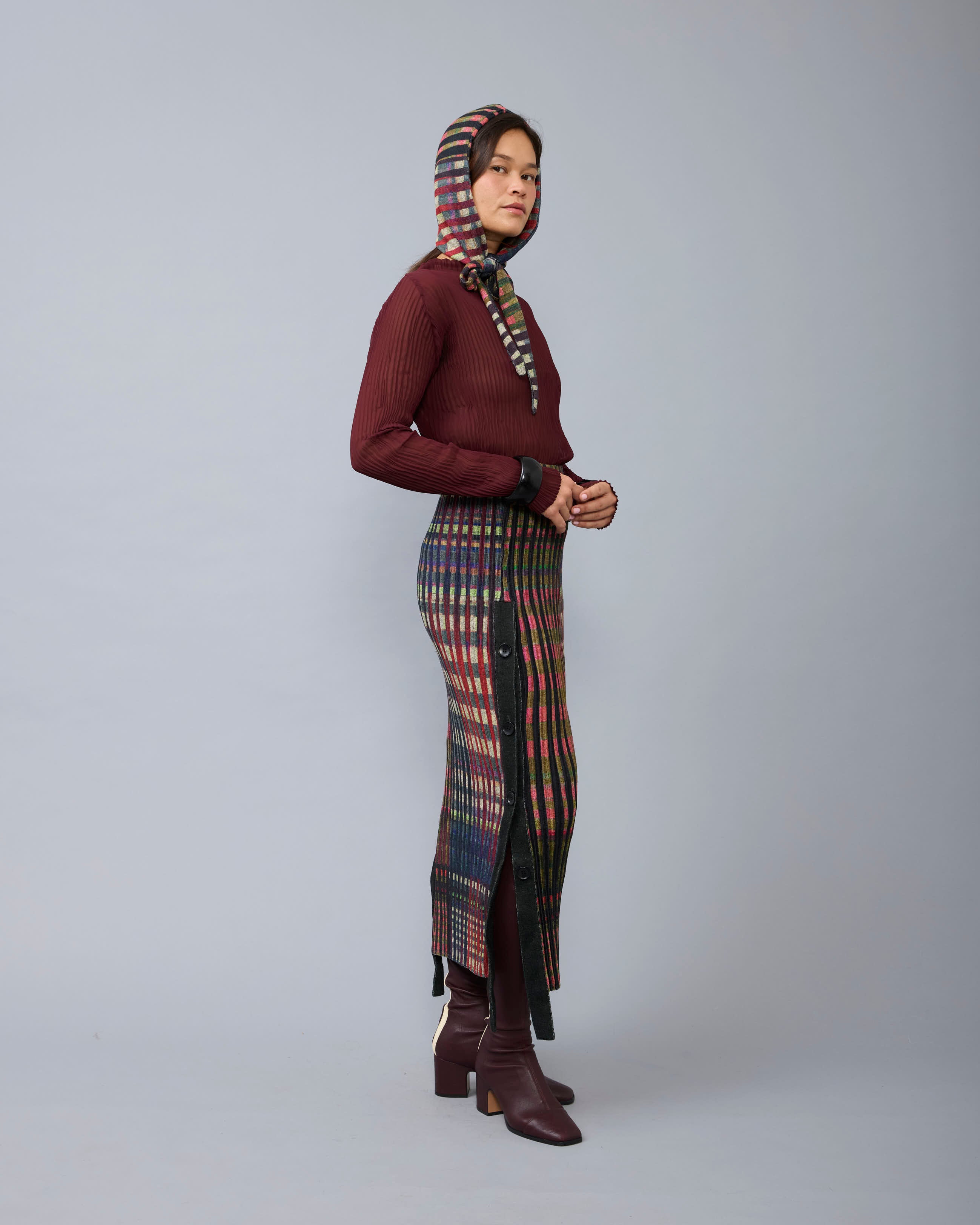 Grete Knitted Headpiece in Joni