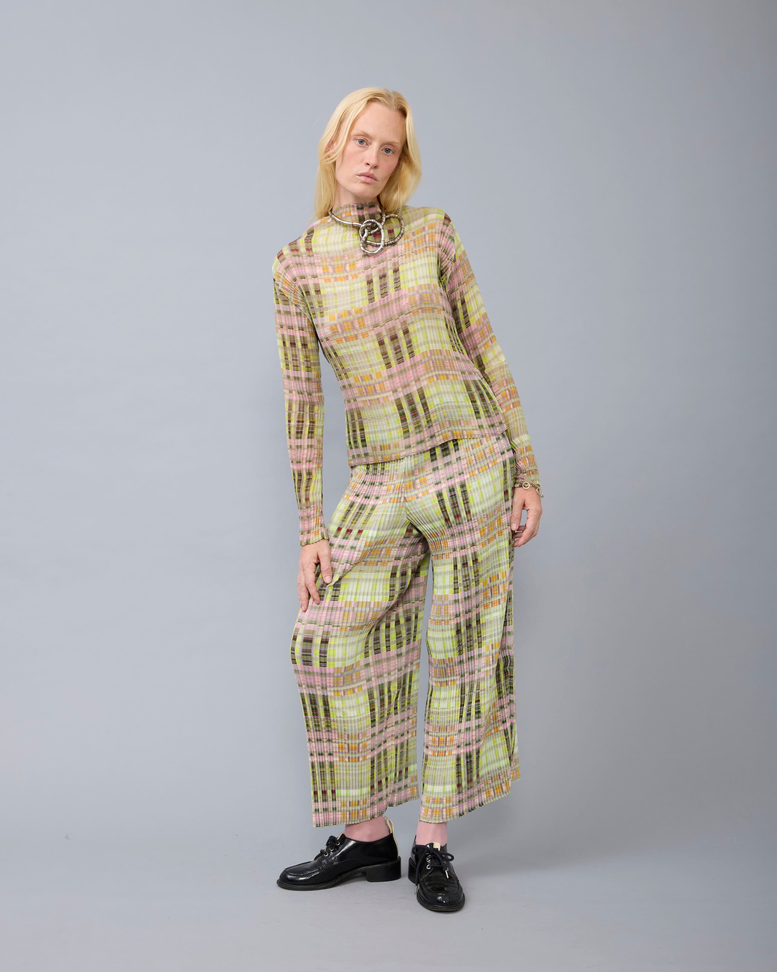 Lee Pleated Top in Radomir