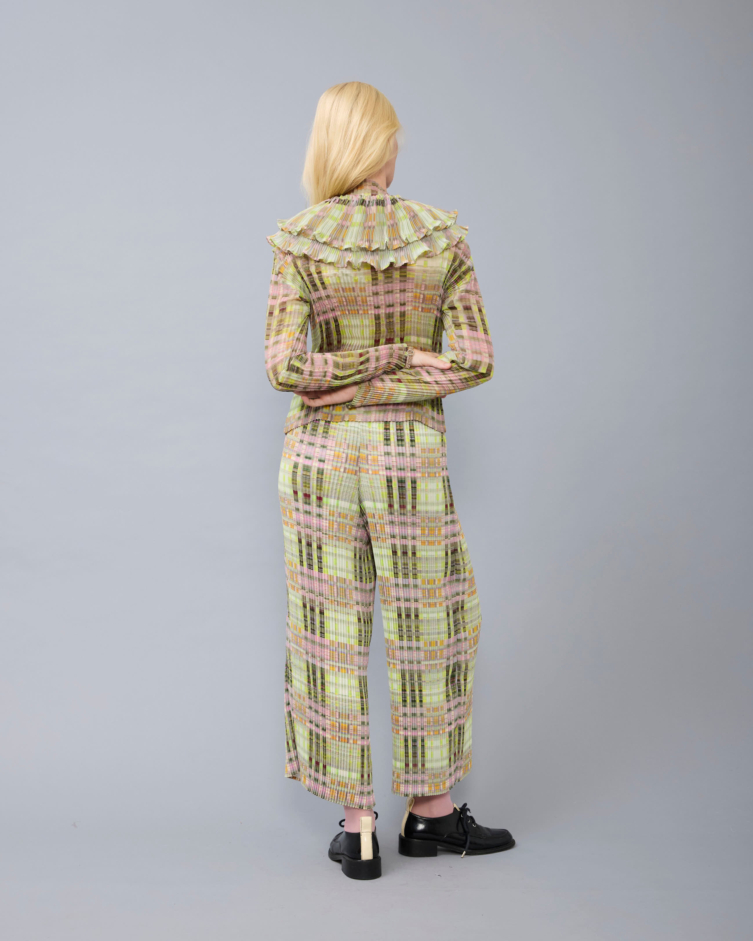 Winnie Pleated Collar in Radomir