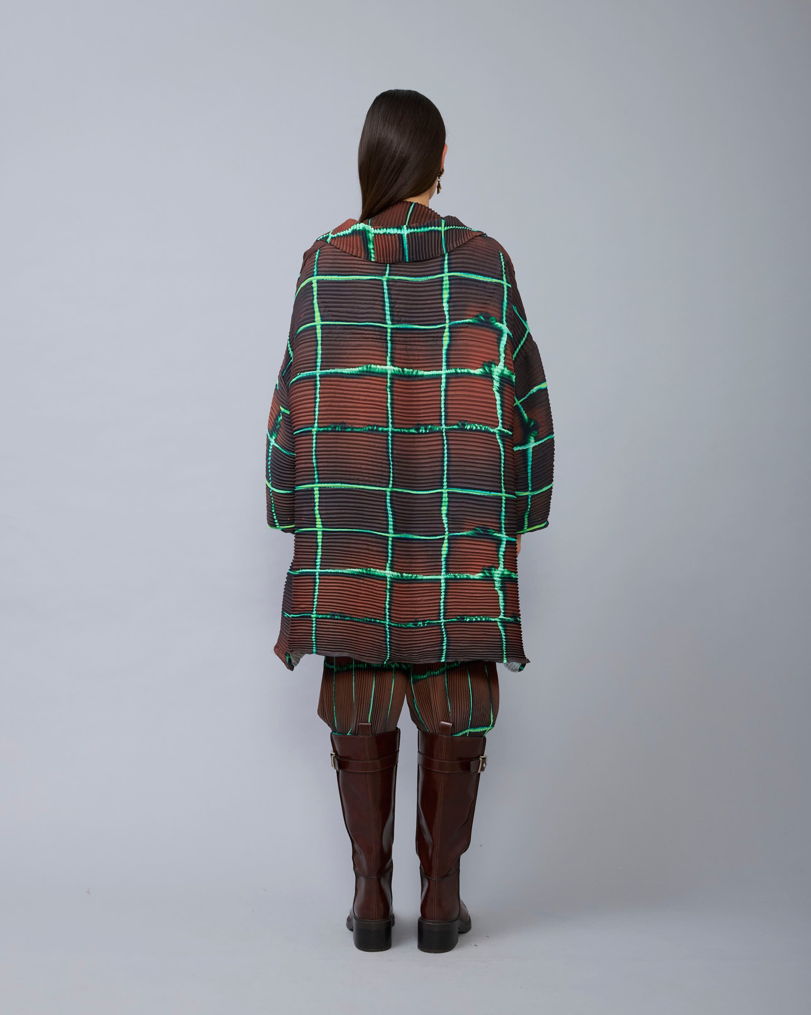 Johan Handpleated Coat in Harald