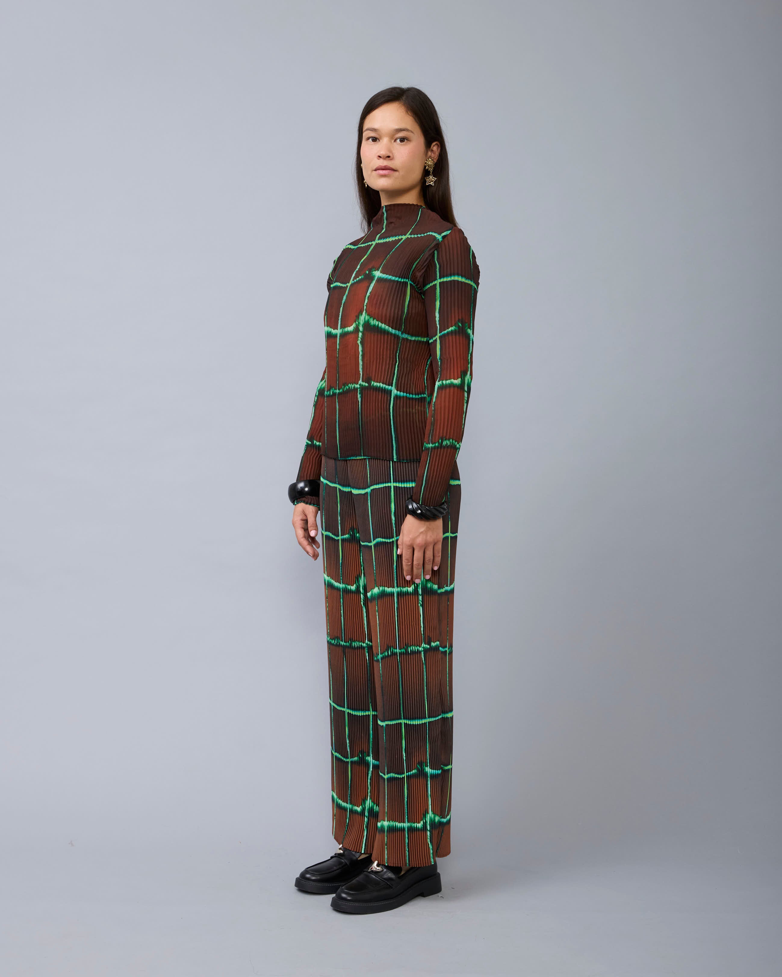 Lee Pleated Top in Harald
