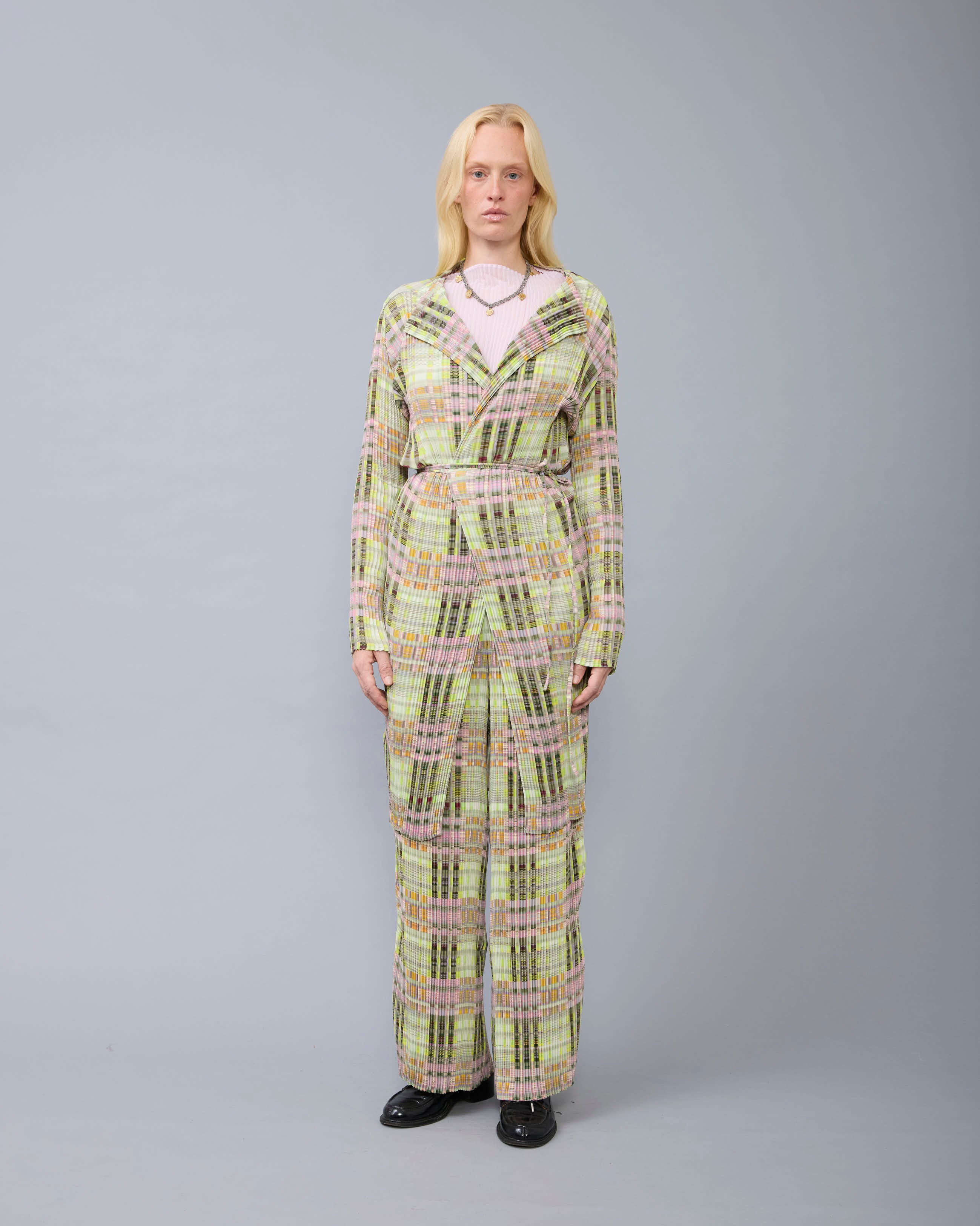 Artur Pleated Jacket in Radomir