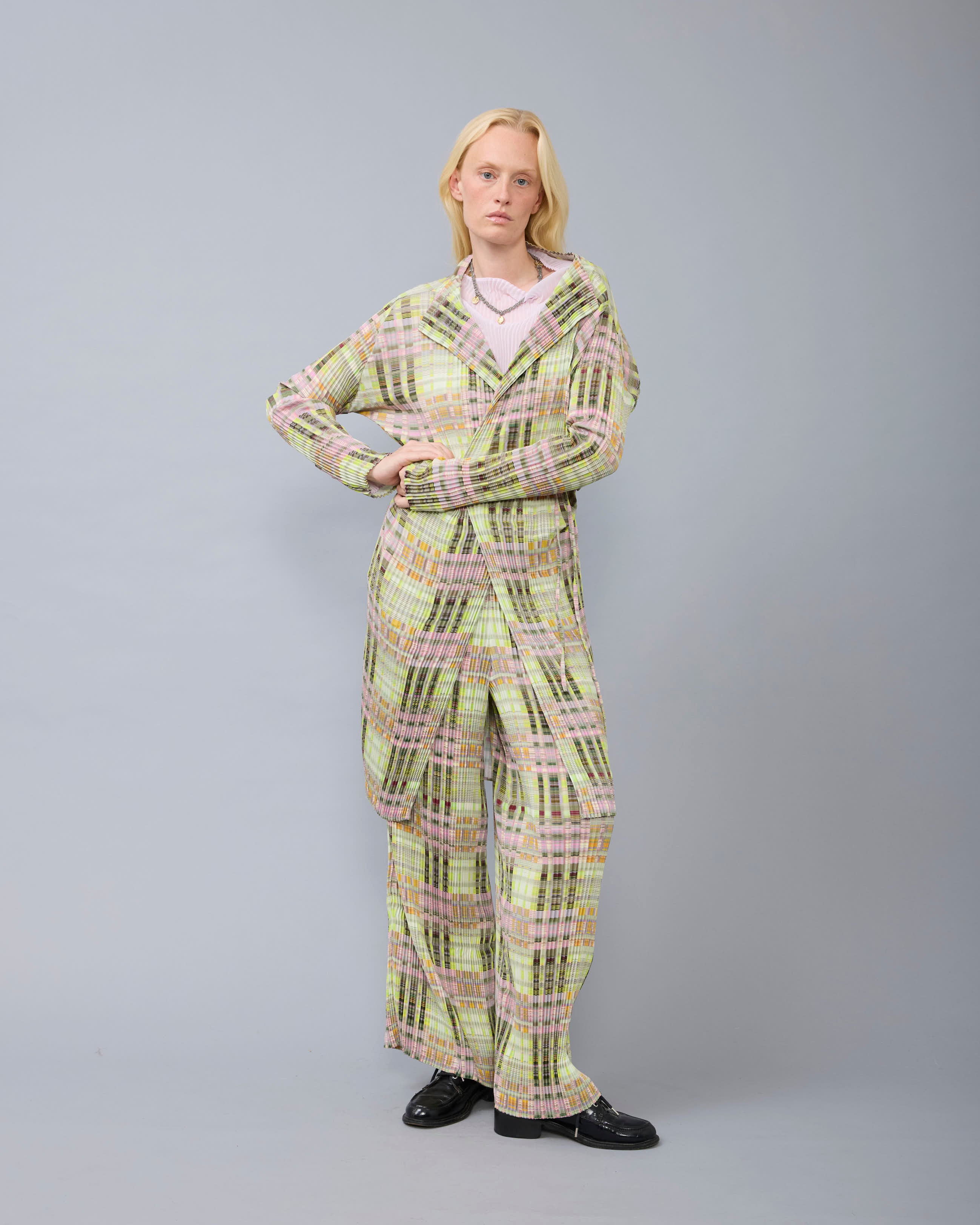Artur Pleated Jacket in Radomir
