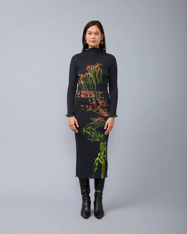 Rupert Smock Pleated Dress in Patsy