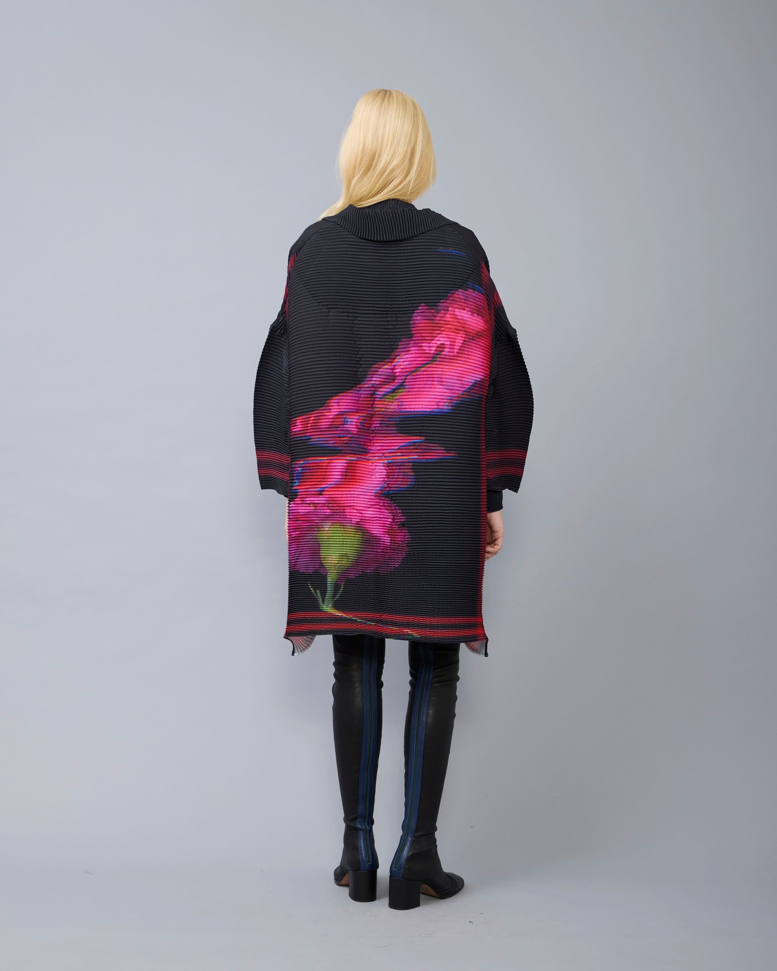 Johan Handpleated Coat in Paige