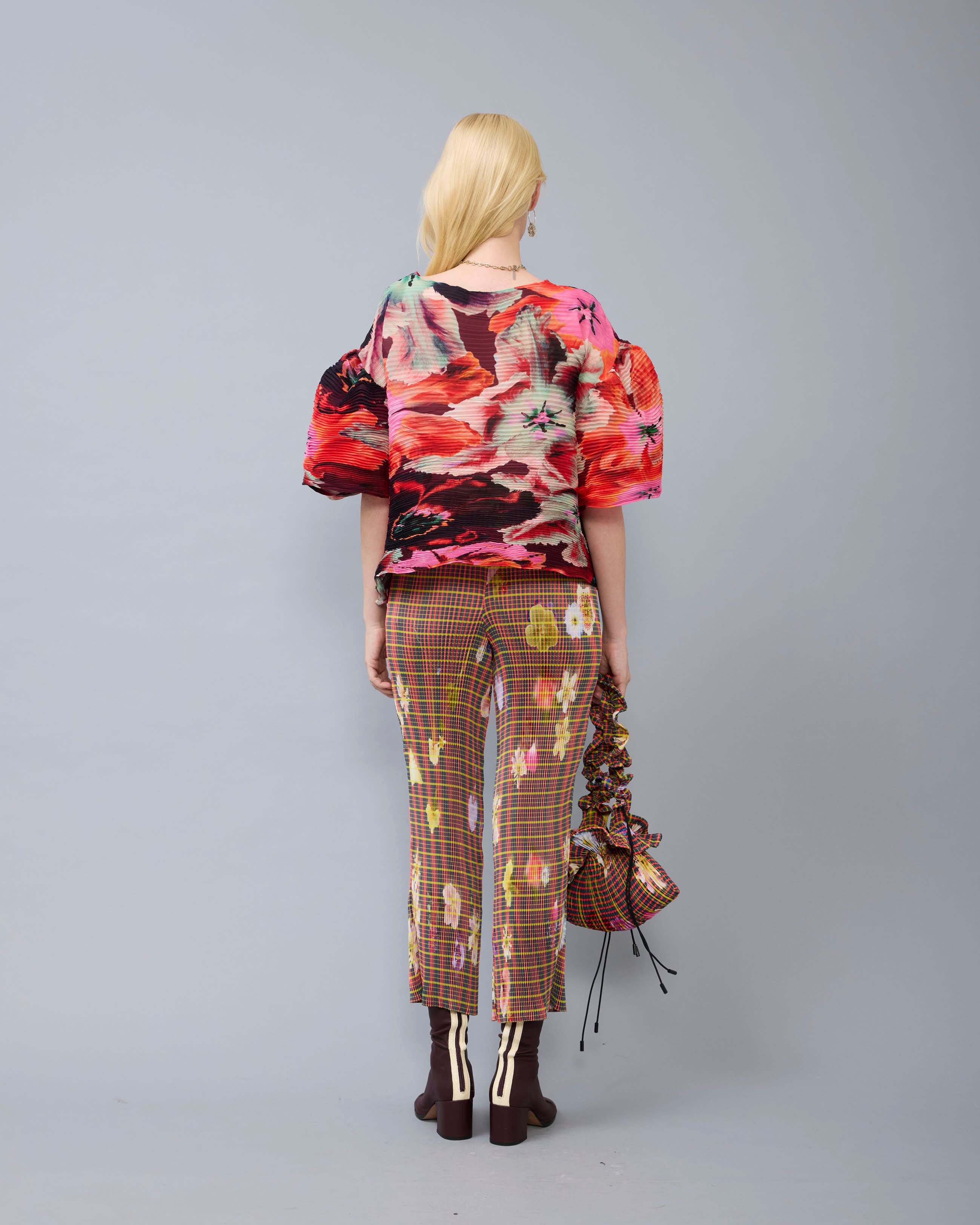 Robin Handpleated Top in Isa