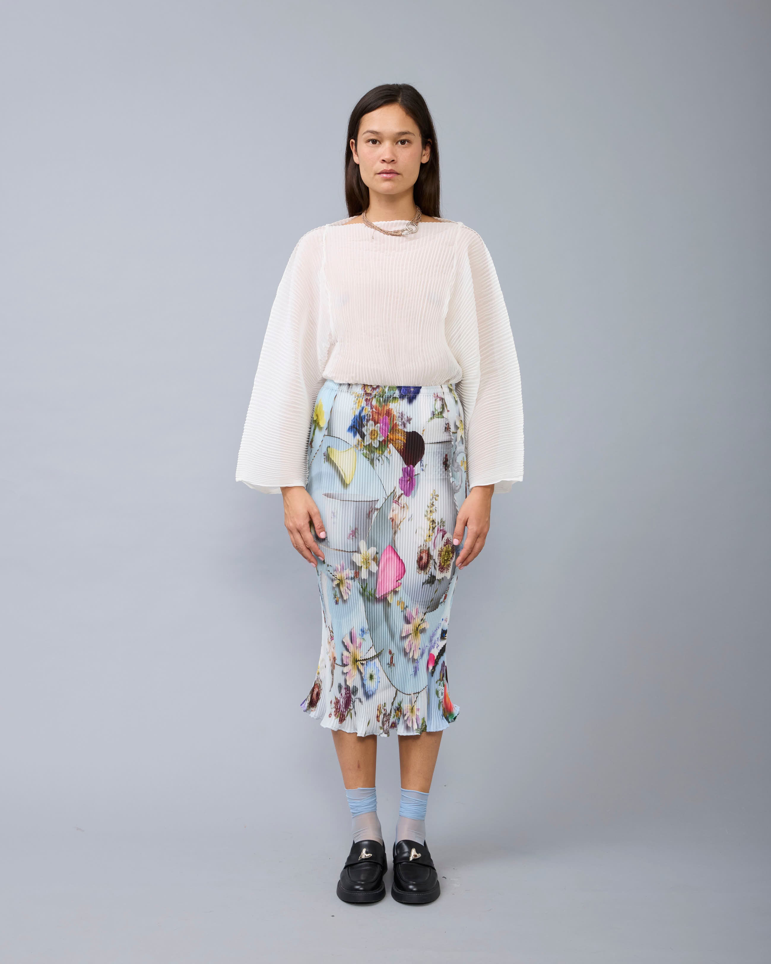 Milla Pleated Skirt in Maria