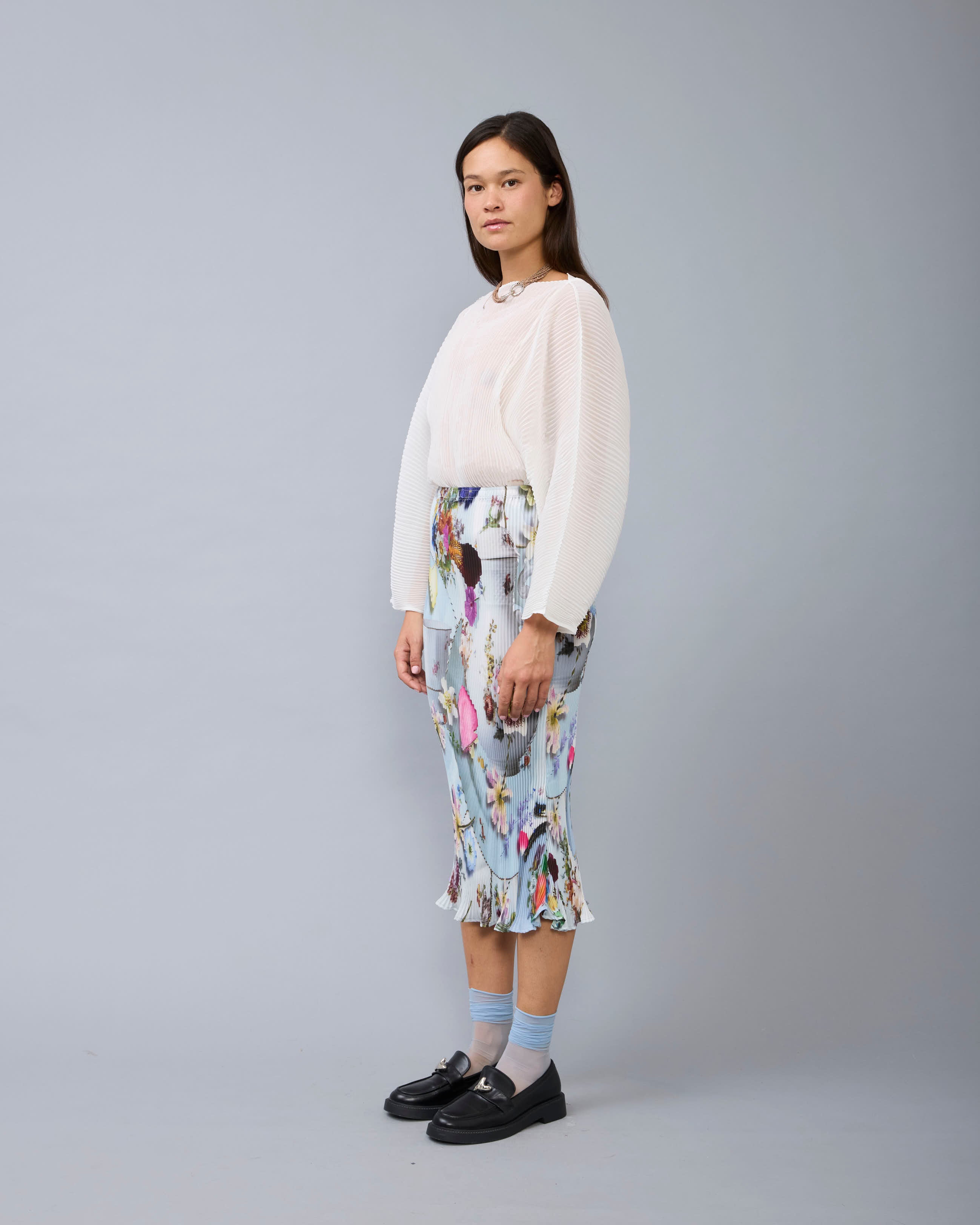 Milla Pleated Skirt in Maria