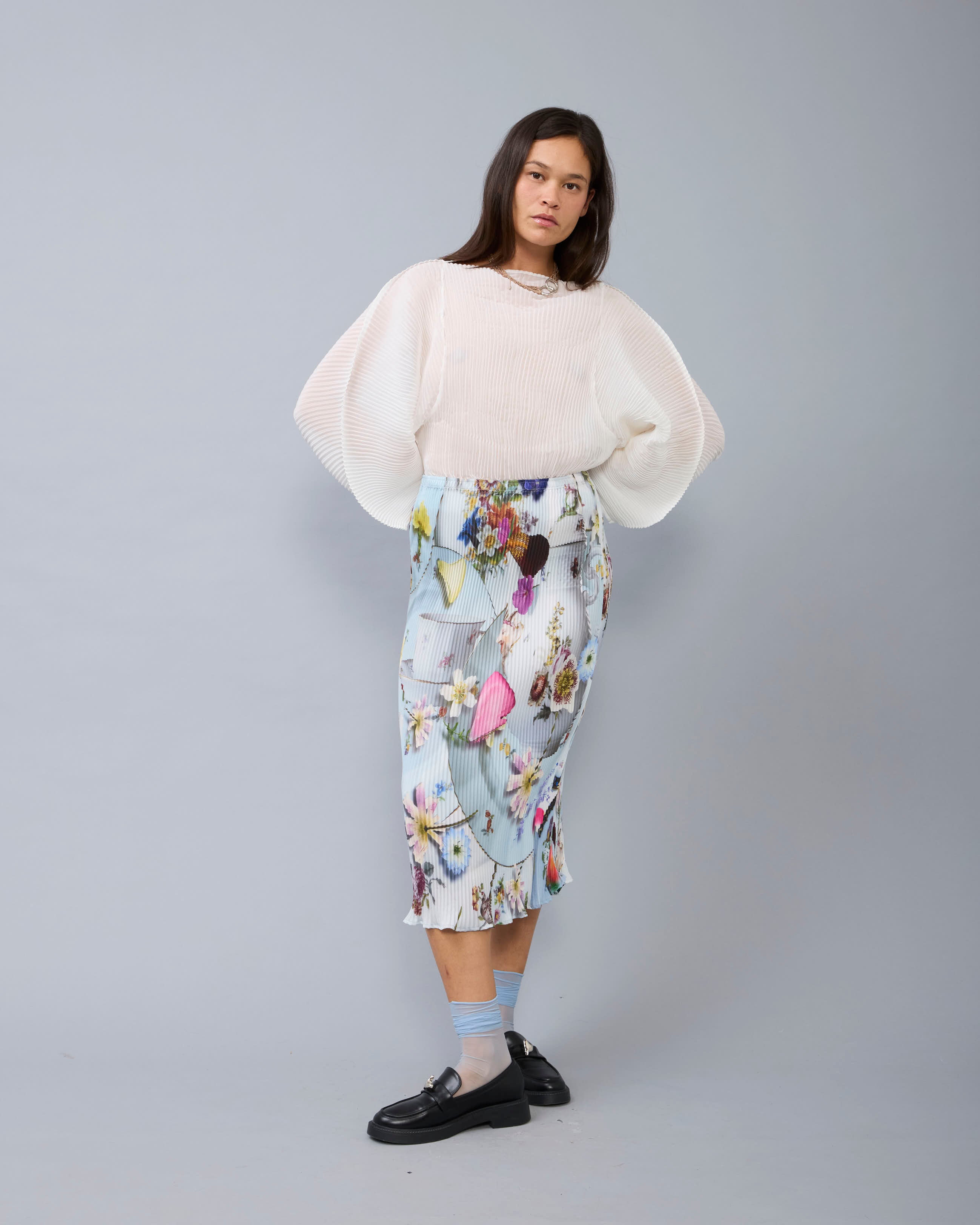 Milla Pleated Skirt in Maria