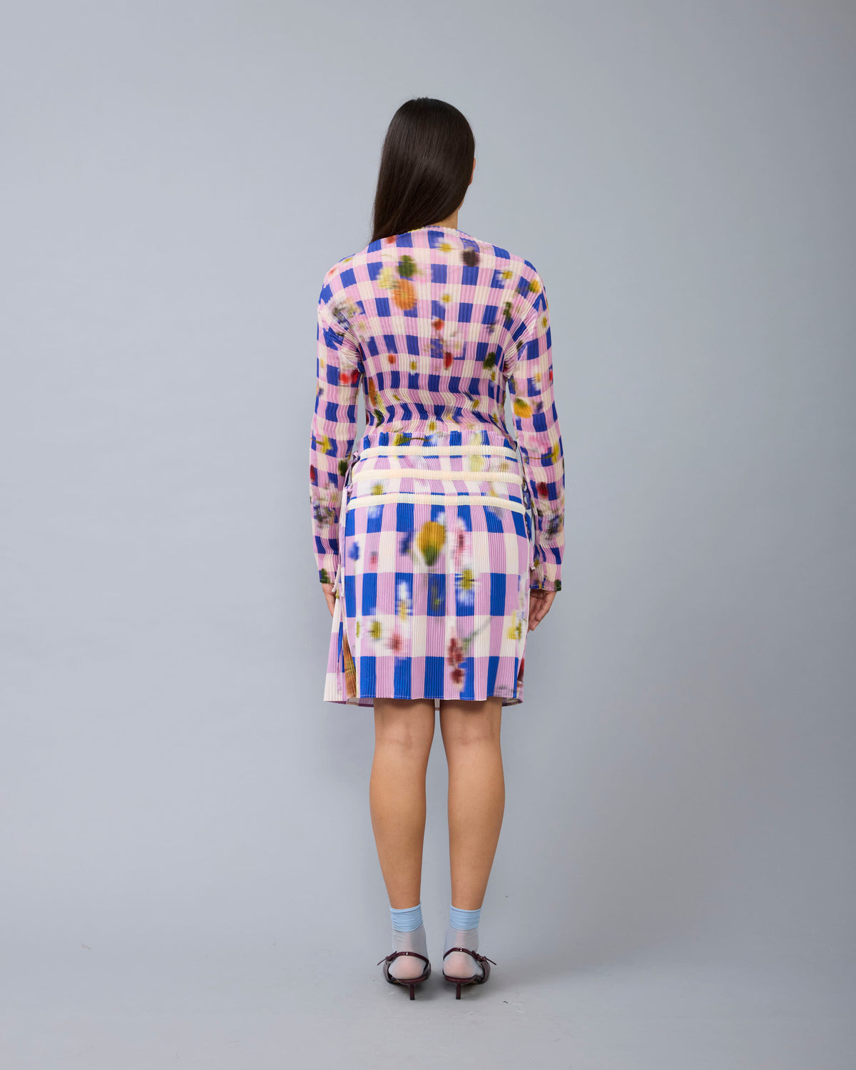 Max Pleated Skirt in blue Sven