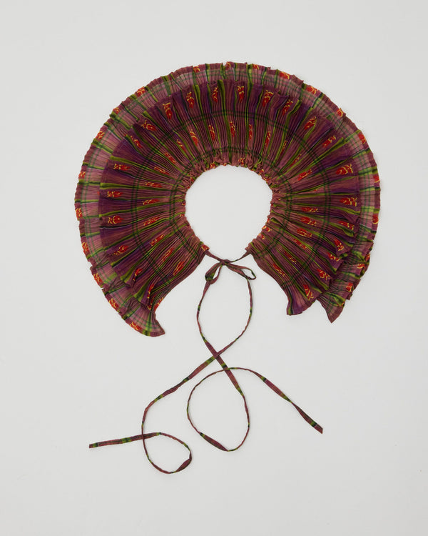 Winnie Pleated Collar in Earthy Roman