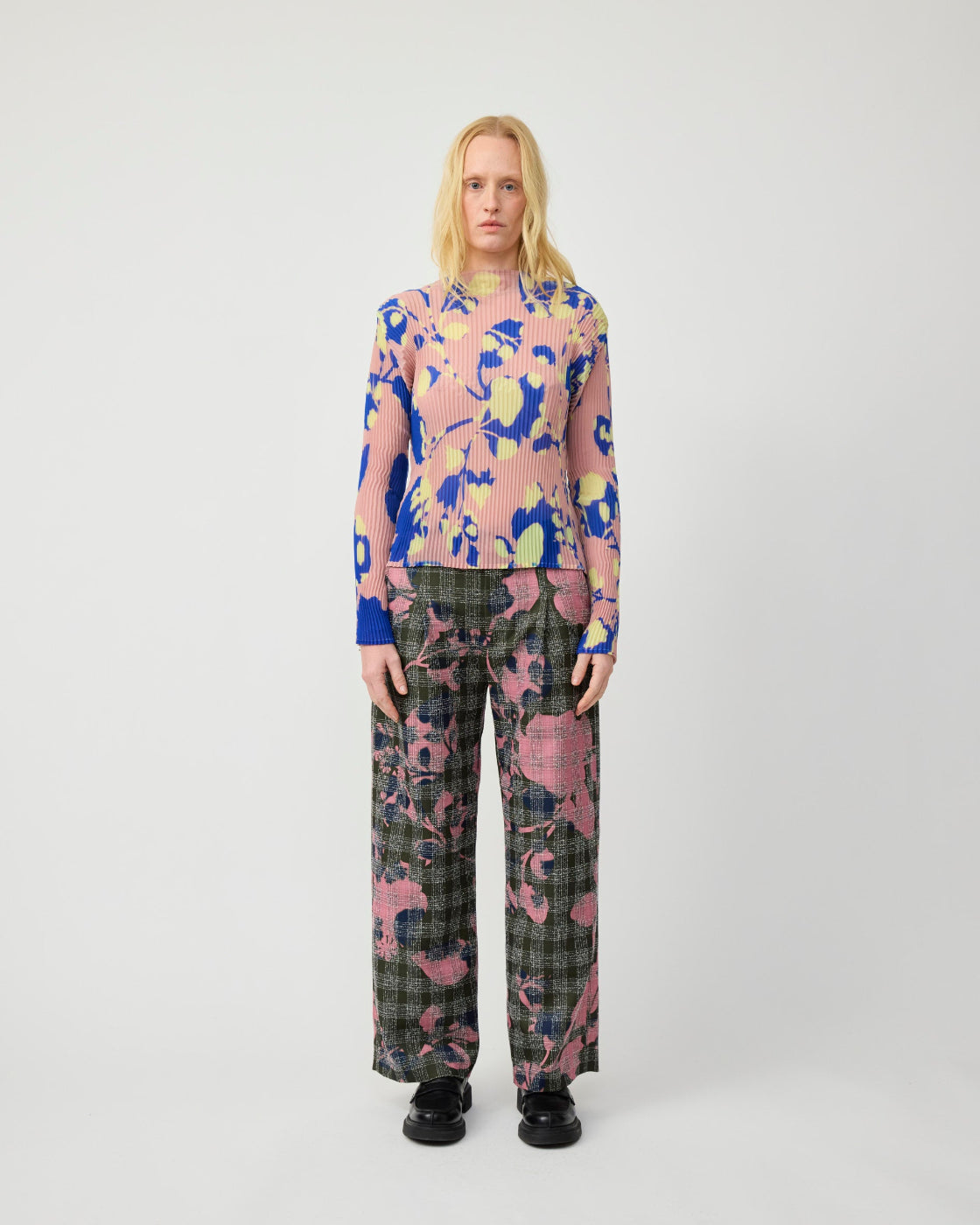 Lee Pleated Top in Ingrid