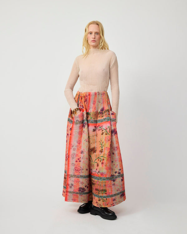 Kenza Handpleated Skirt in Birte
